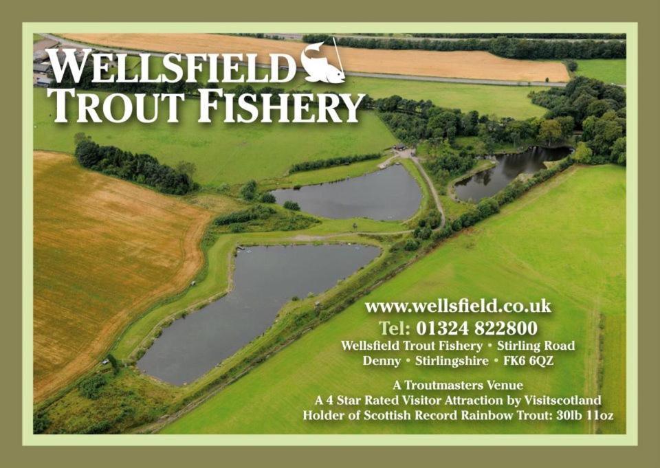 Wellsfield Farm Holiday Lodges Stirling Bagian luar foto