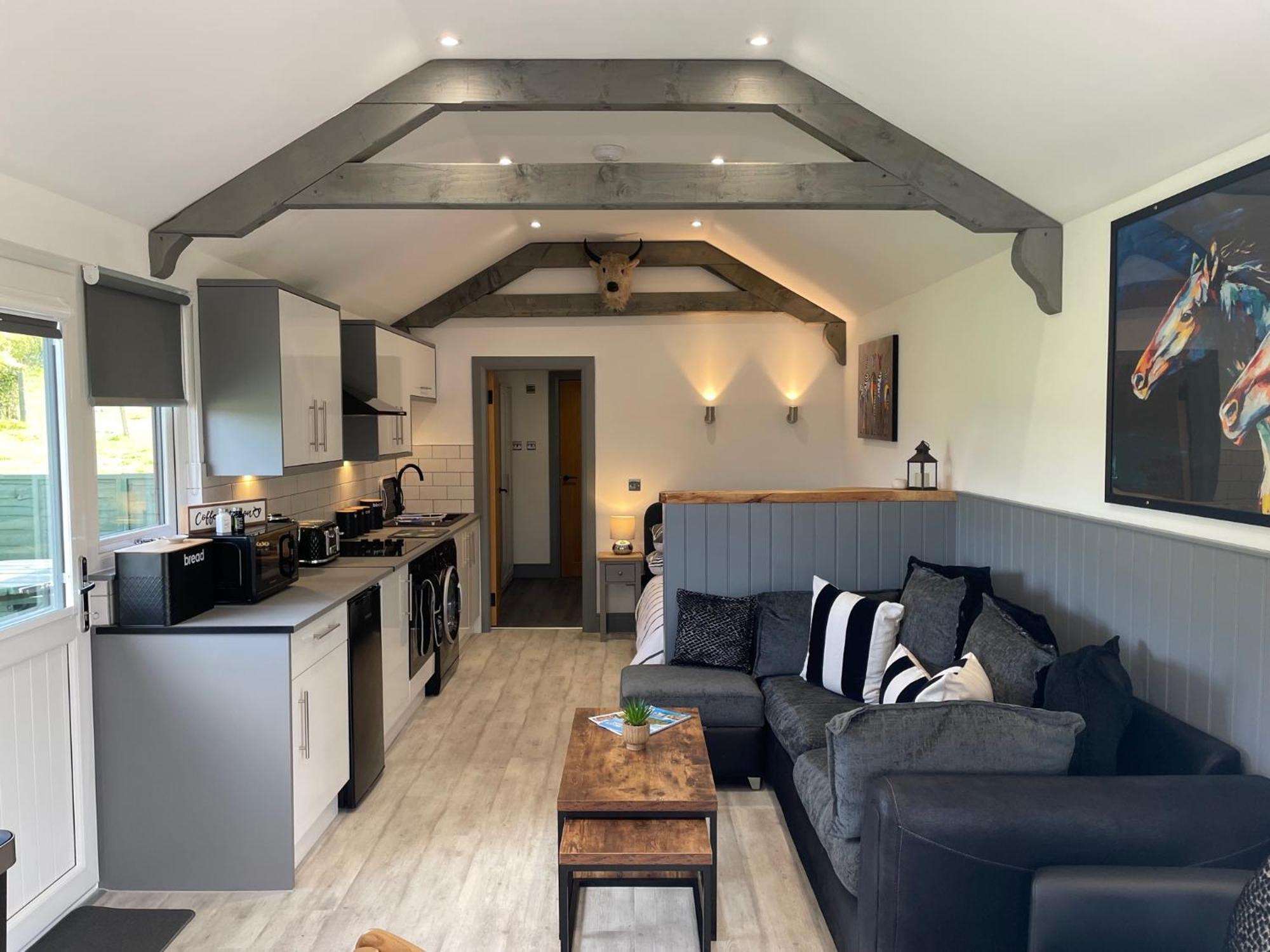 Wellsfield Farm Holiday Lodges Stirling Bagian luar foto